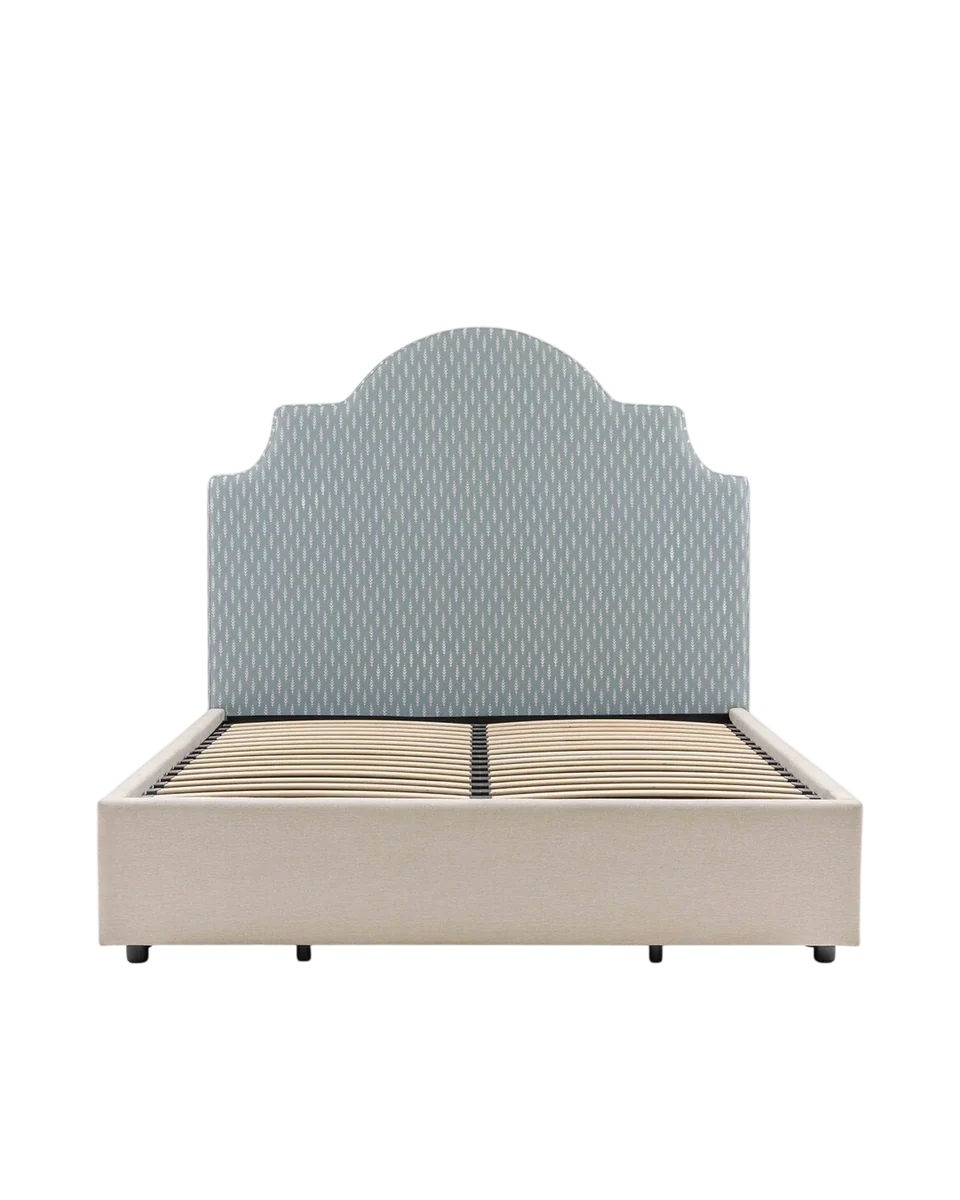 sculpted headboard ottoman storage bed by ÉDITÉ, view 2
