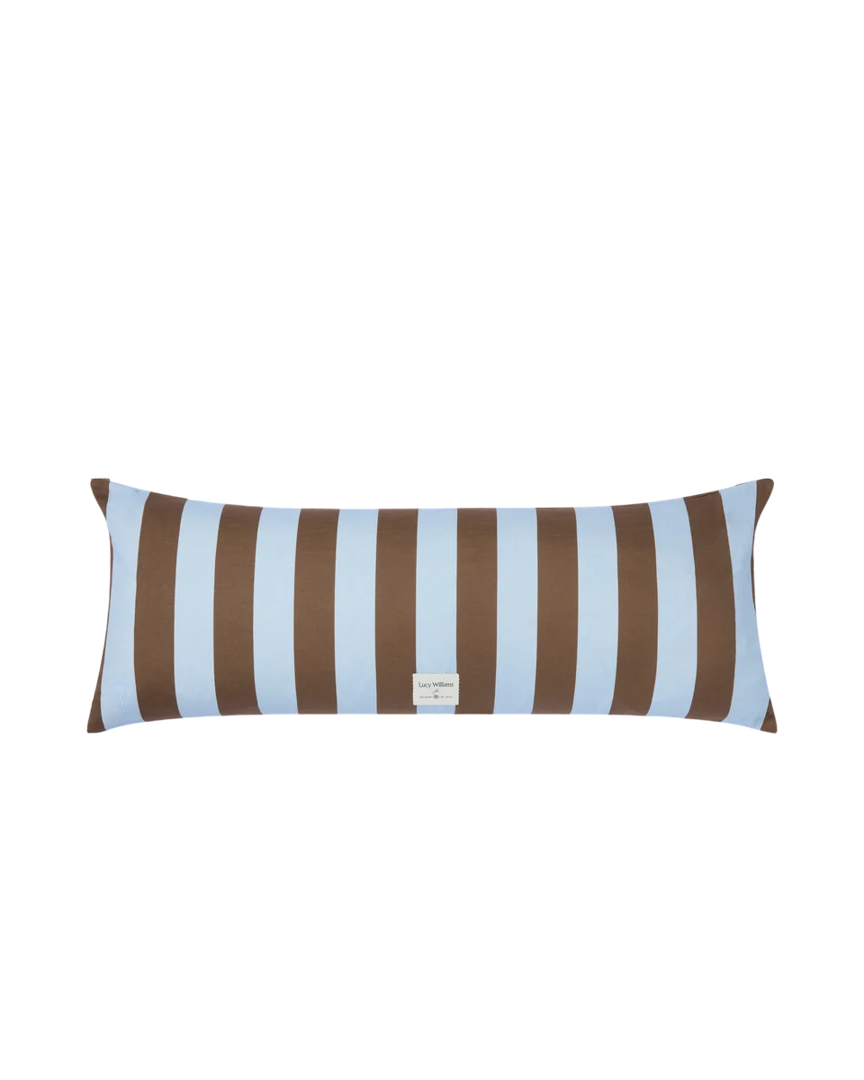 striped bolster cushion by Colours of Arley