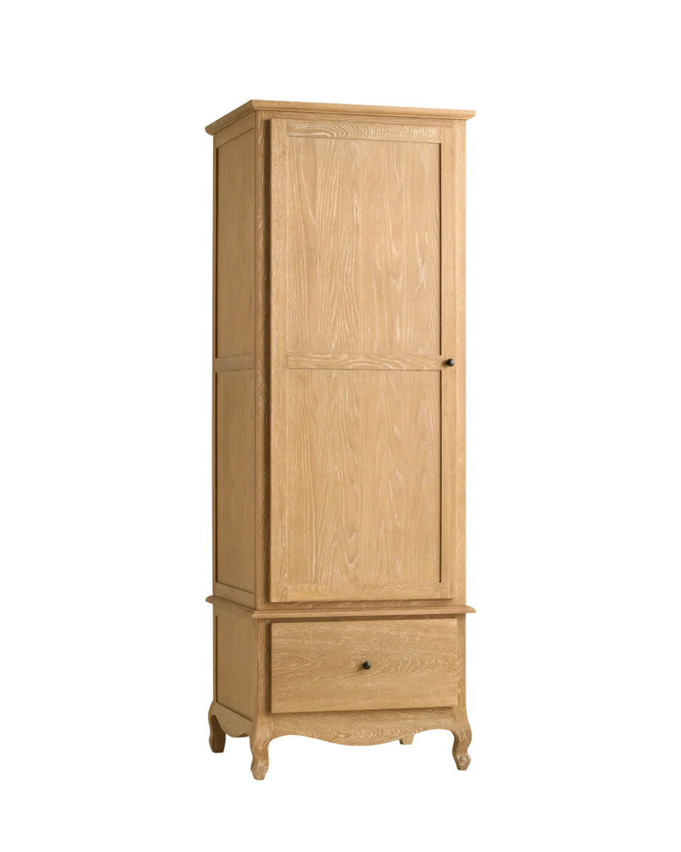 weathered oak single wardrobe