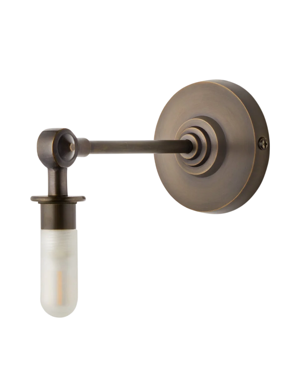 splash-proof wall light in brown by Pooky