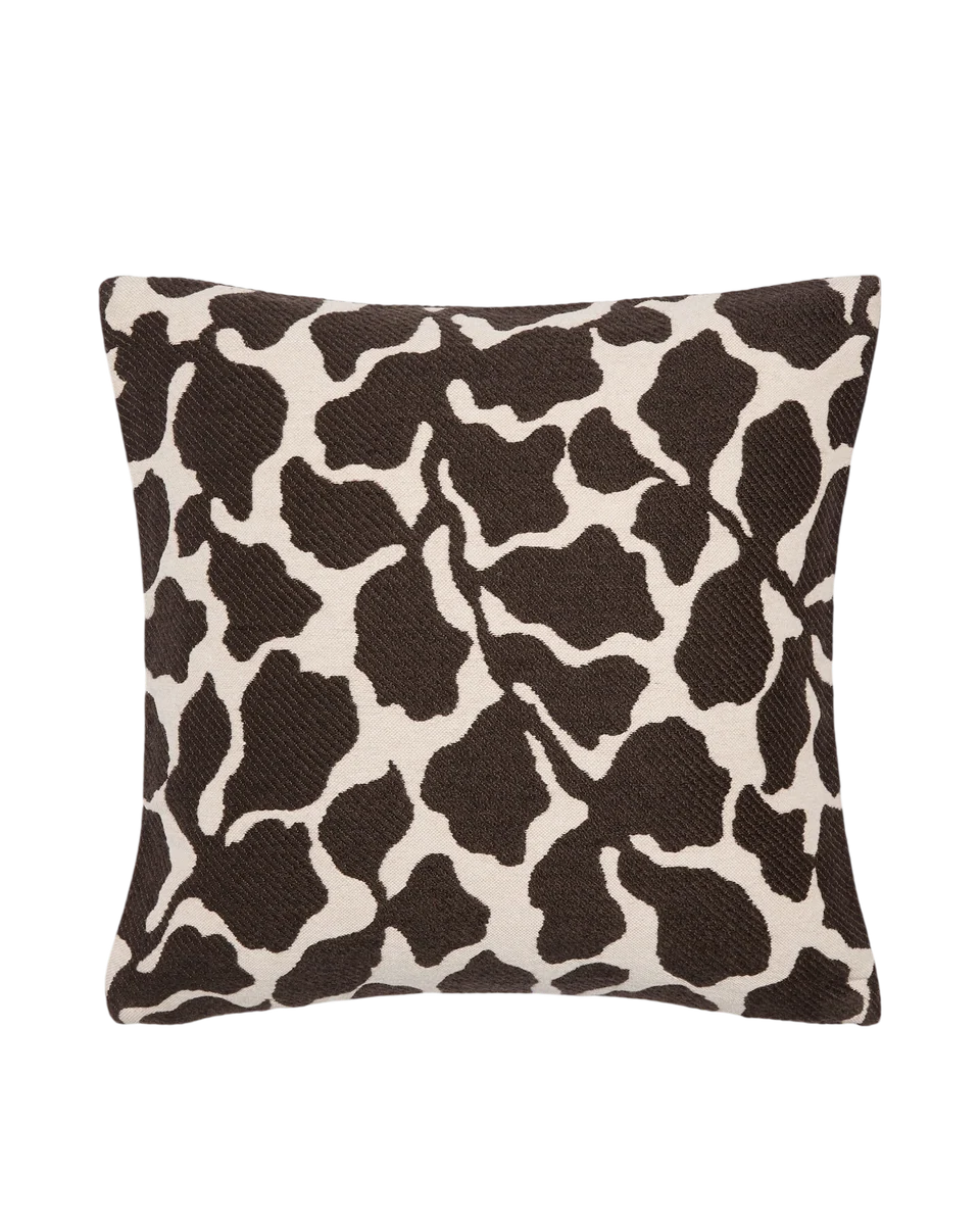 embroidered leaf cushion cover by Arket
