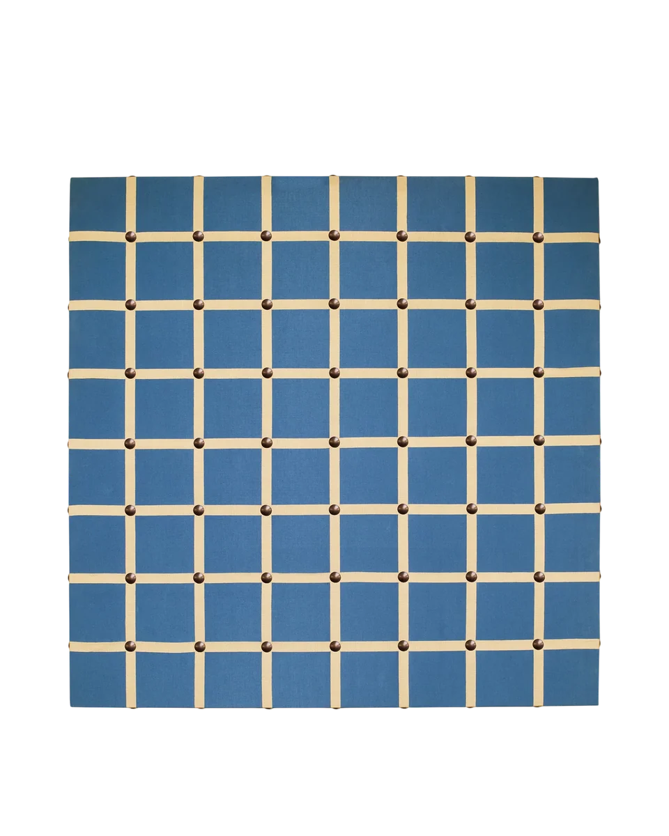 coloured trellis pinboard