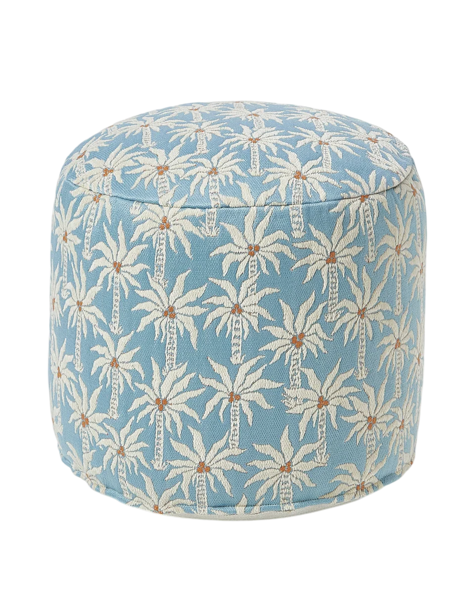 handmade embroidered pouffe by Westwing