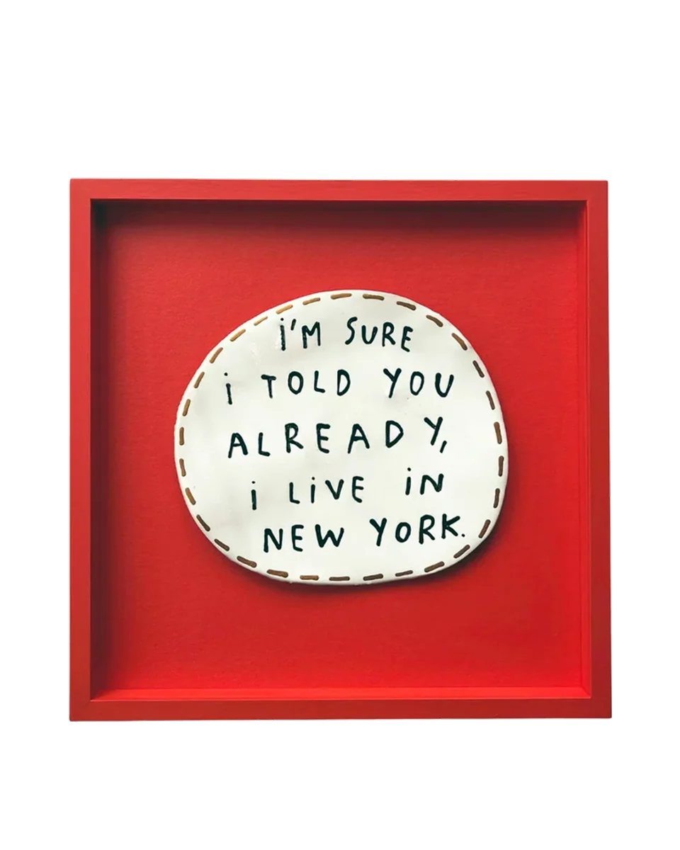 i live in new york ceramic