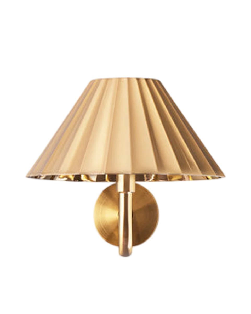 brass rechargeable wall light by Pooky Lighting