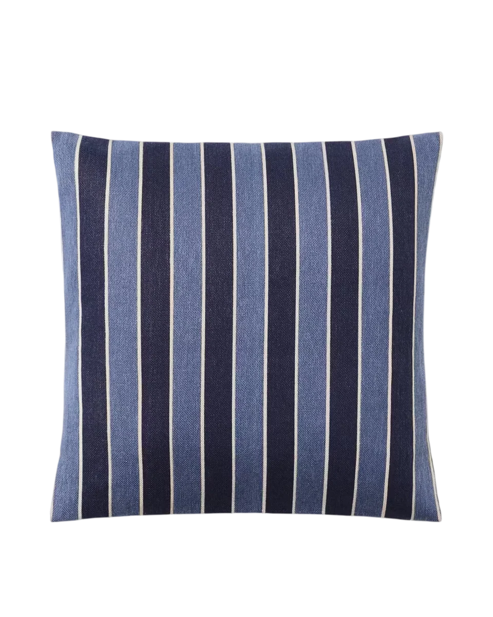two tone stripe cushion cover