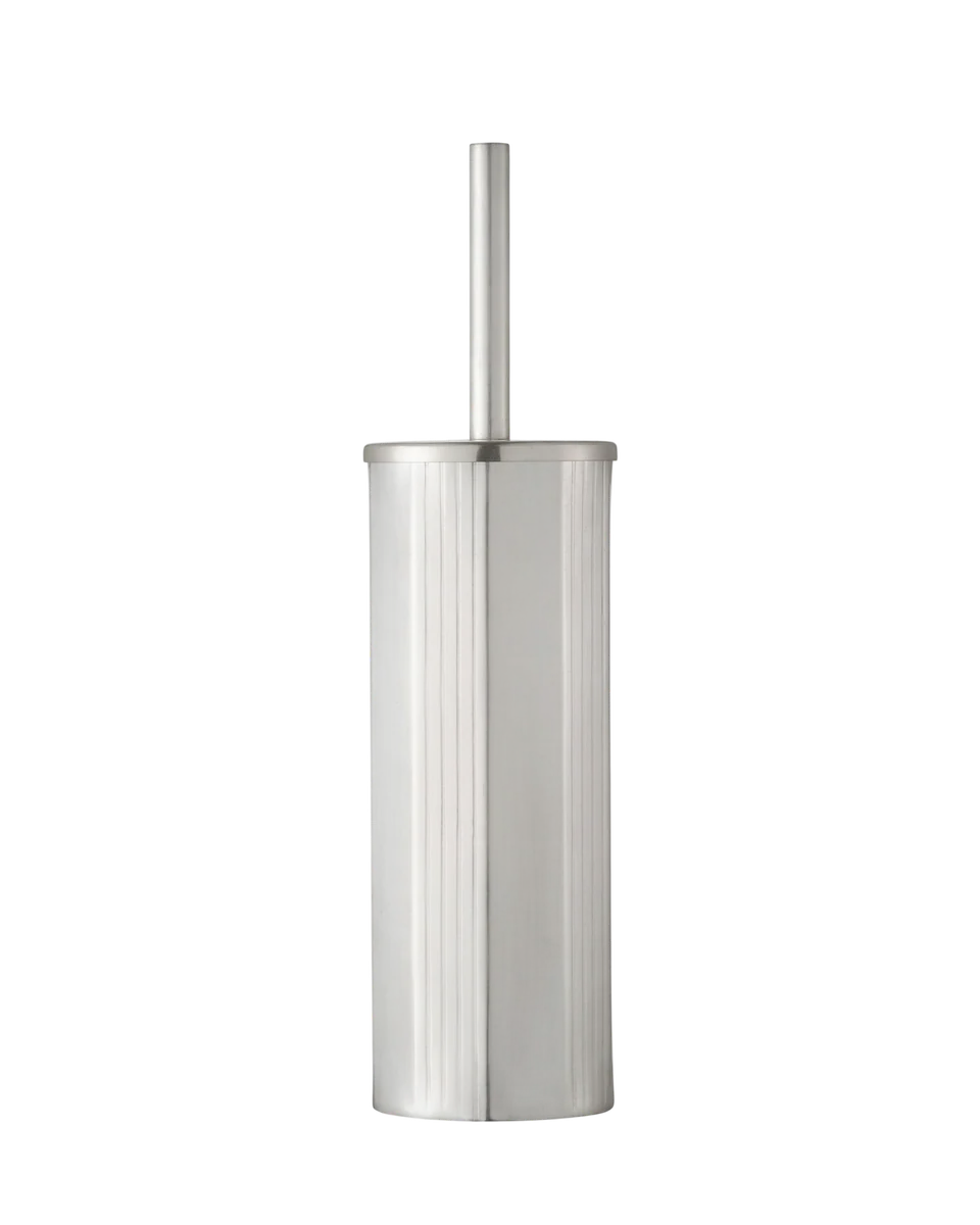 brushed nickel toilet brush by MG&Co.