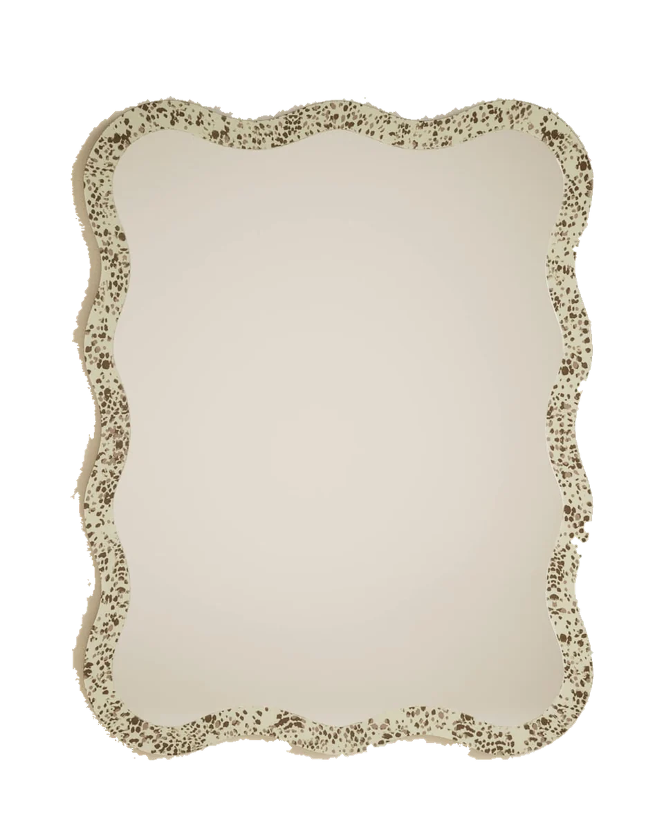 dappled wavy mirror
