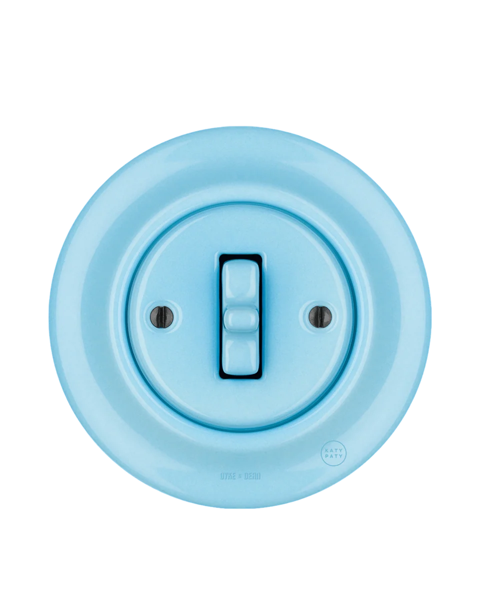 porcelain single toggle switch by Dyke & Dean