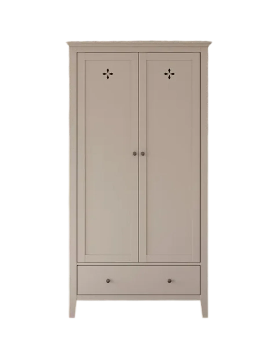 farmhouse grey wardrobe by Dunelm, view 3