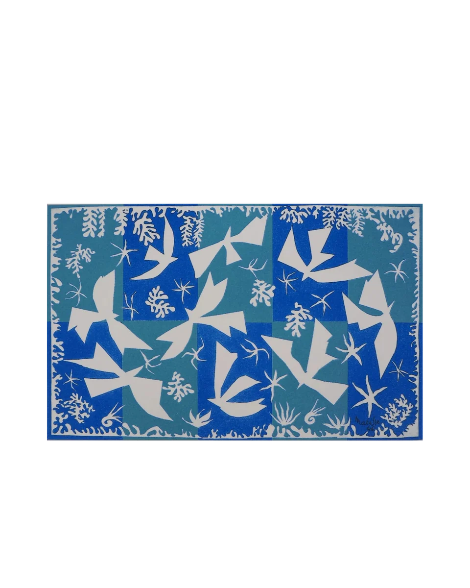 doves in the sky matisse print