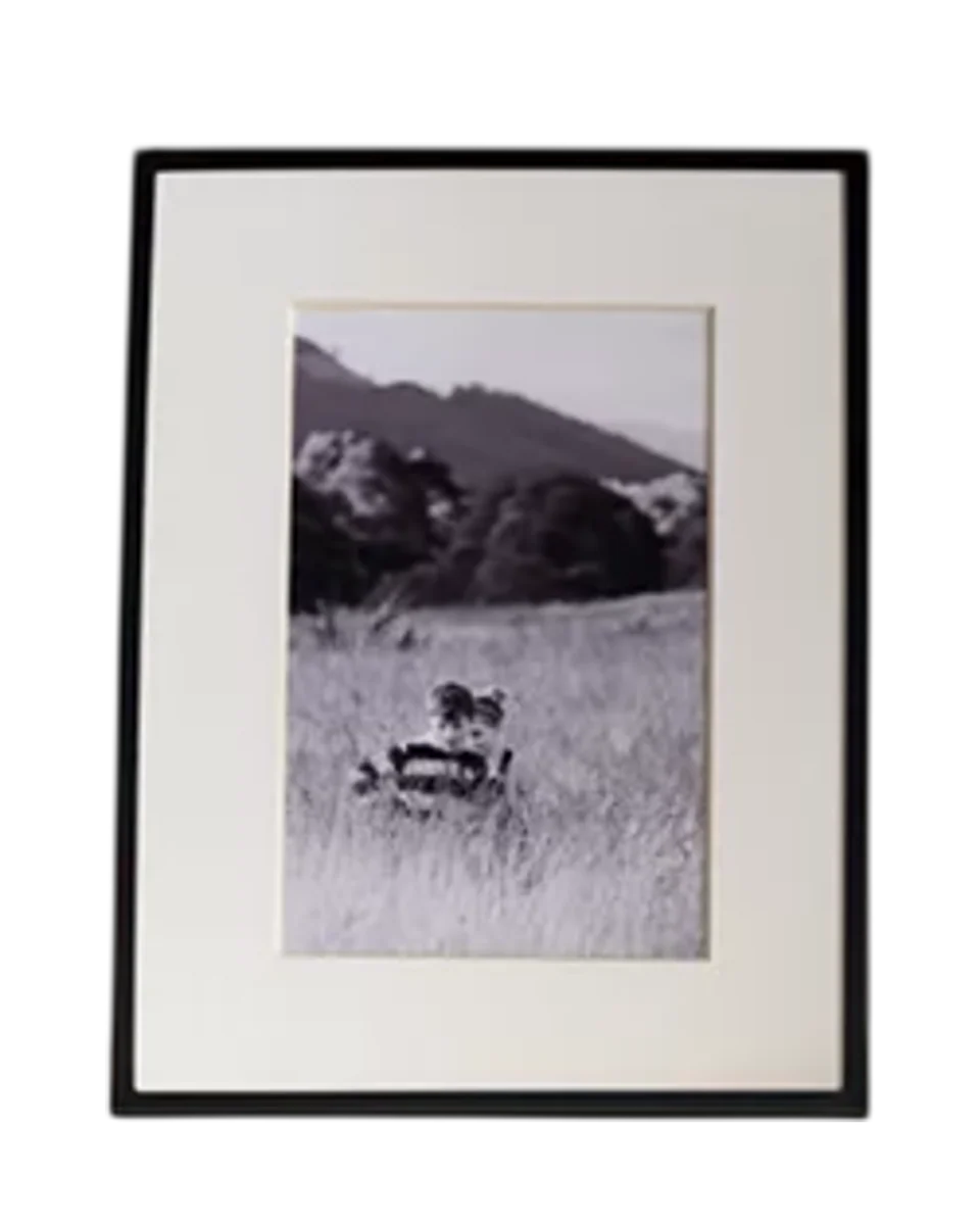 fine black photo frame by The White Company