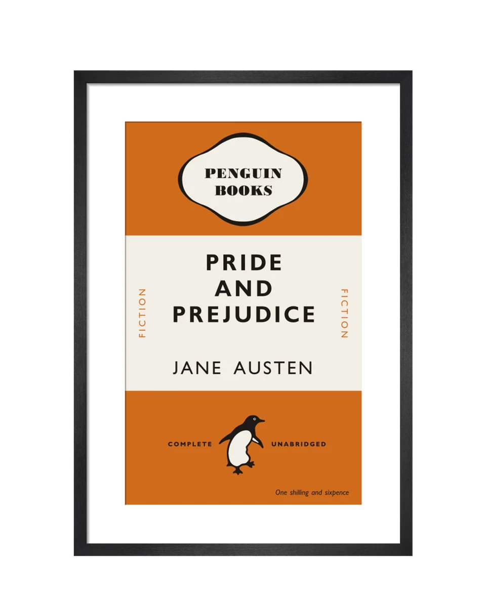 pride and prejudice framed print in multi by King & McGaw