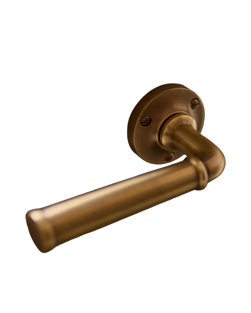 brass levered door handles