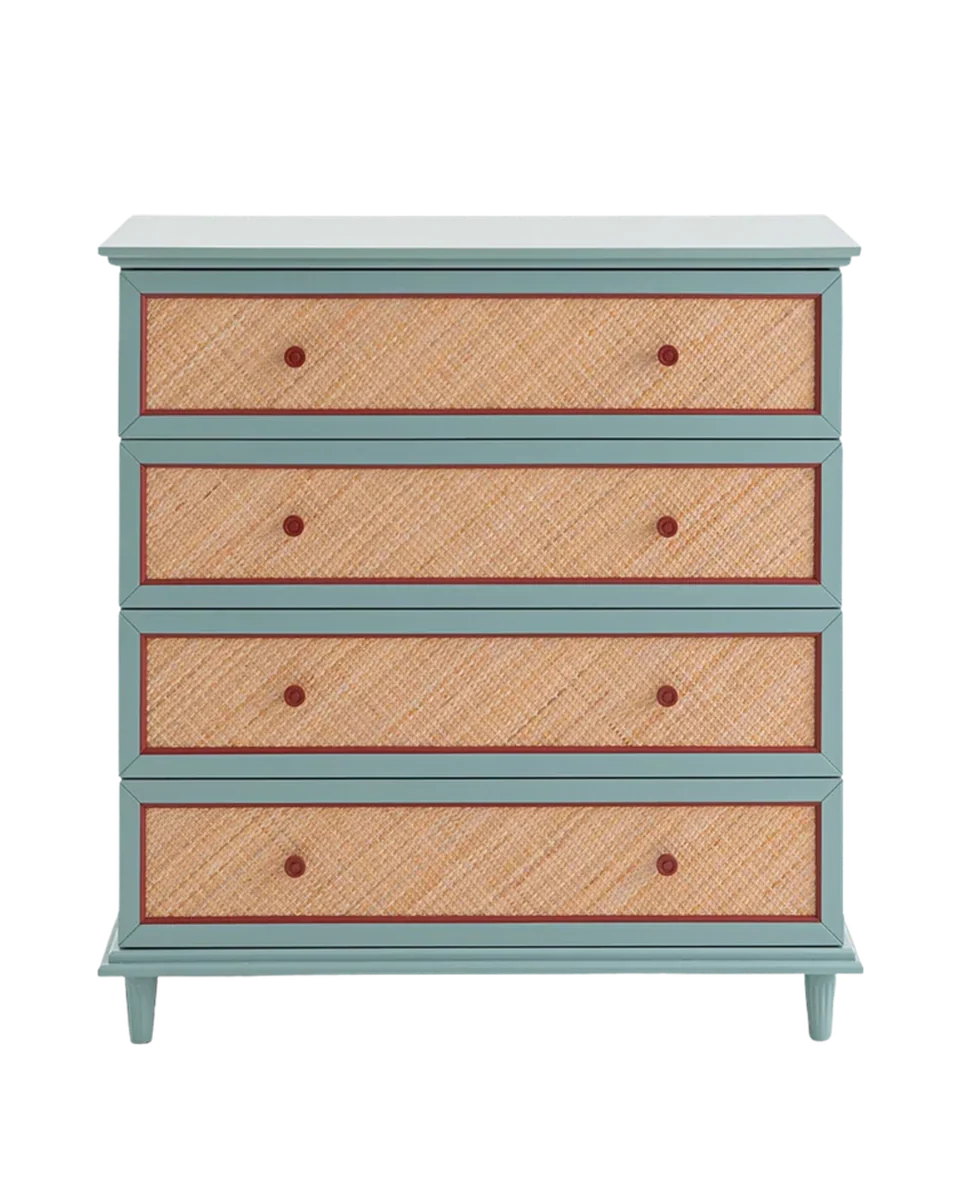 rattan and wood coloured drawers by La Redoute