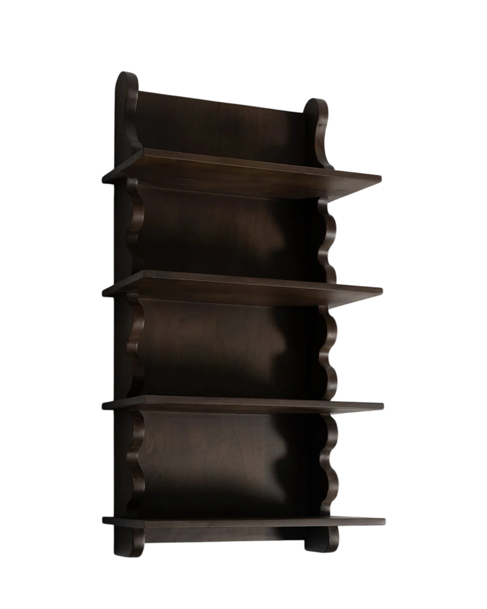 mango wood wall shelf by Vaunt Design, view 2