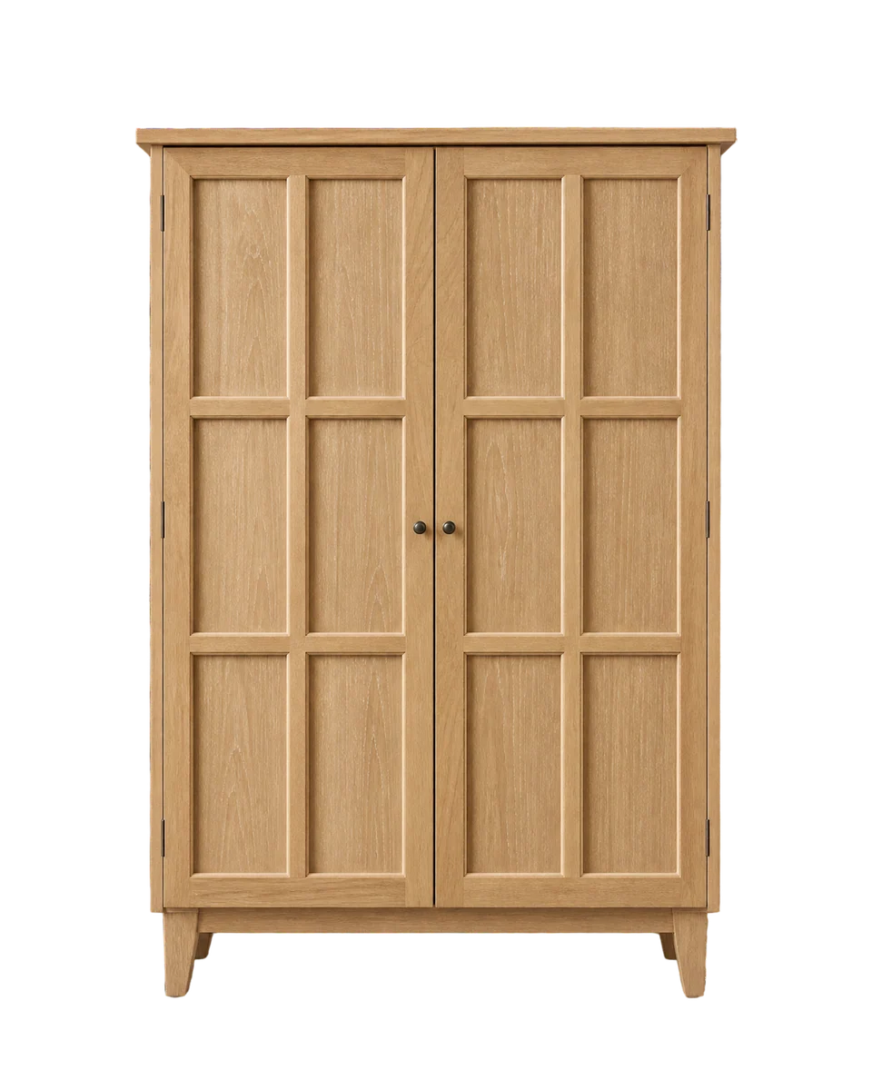 panelled wardrobe