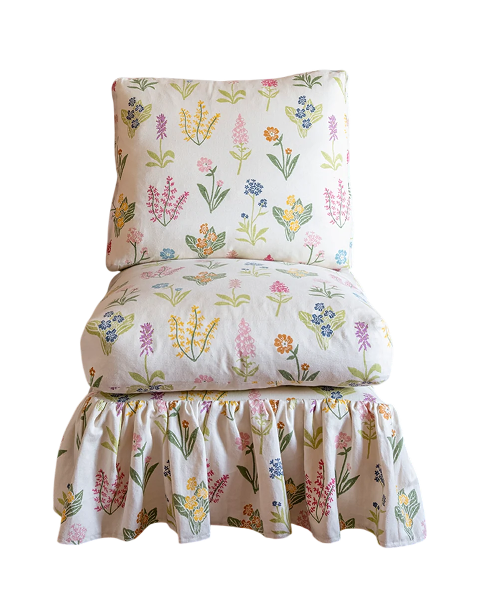 accent chair with valance by Boura & White