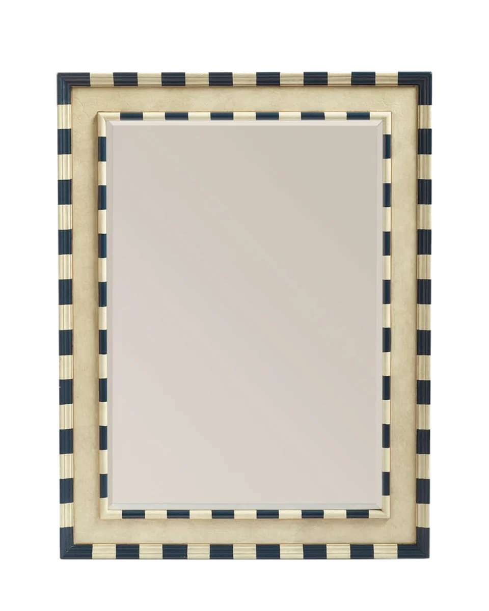 chequered mirror by OKA