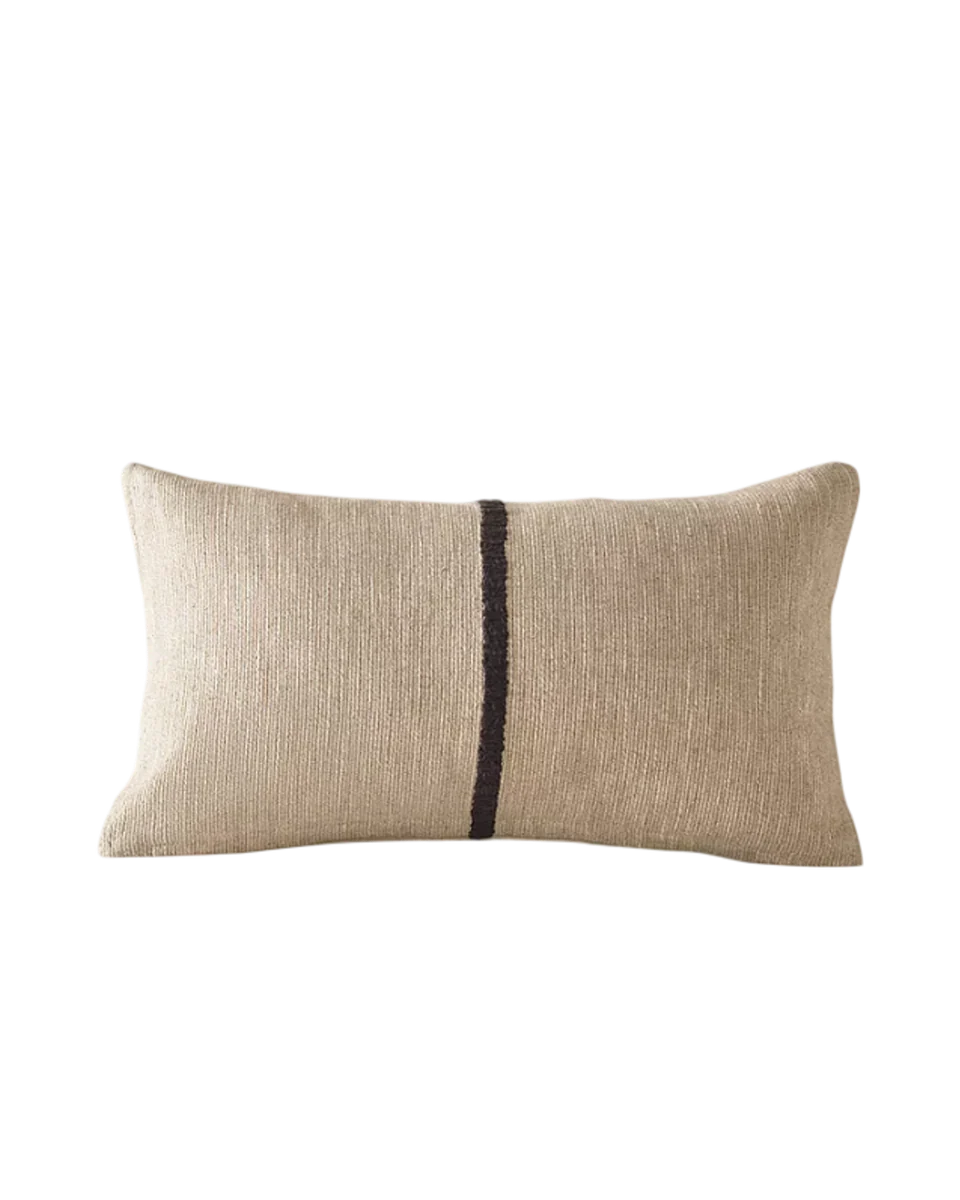 textured natural cushion