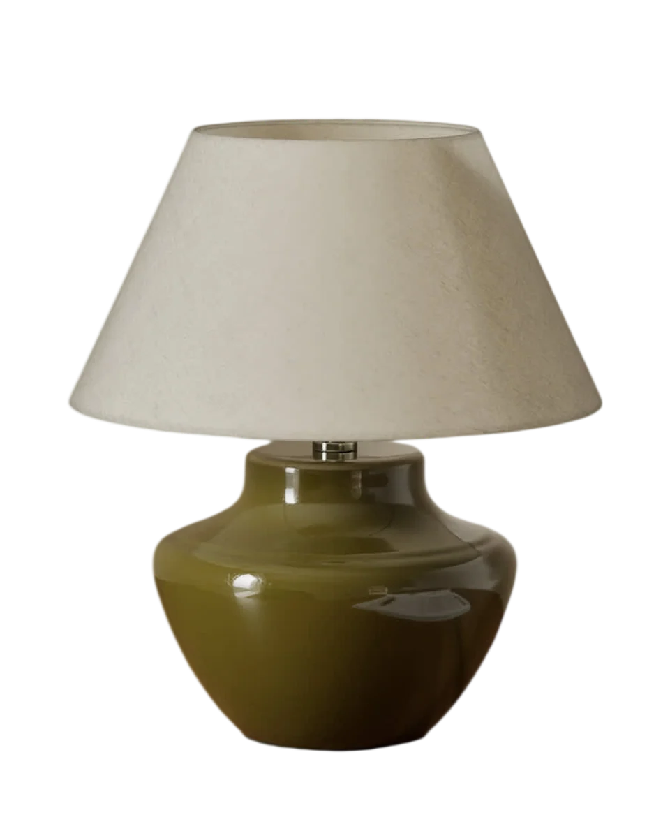 ceramic urn table lamp by M&S, view 4