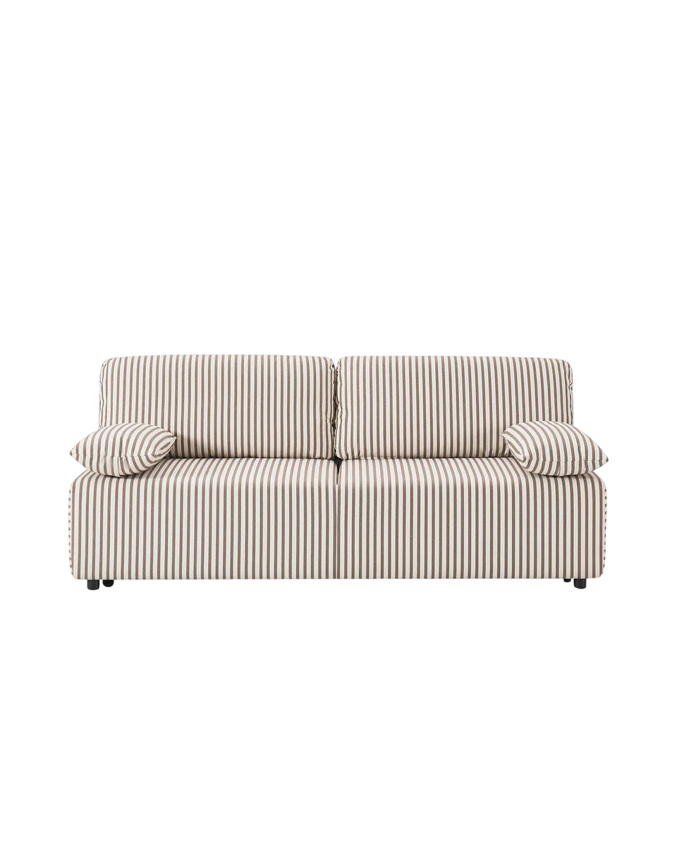 striped 2 seater sofabed by DUSK