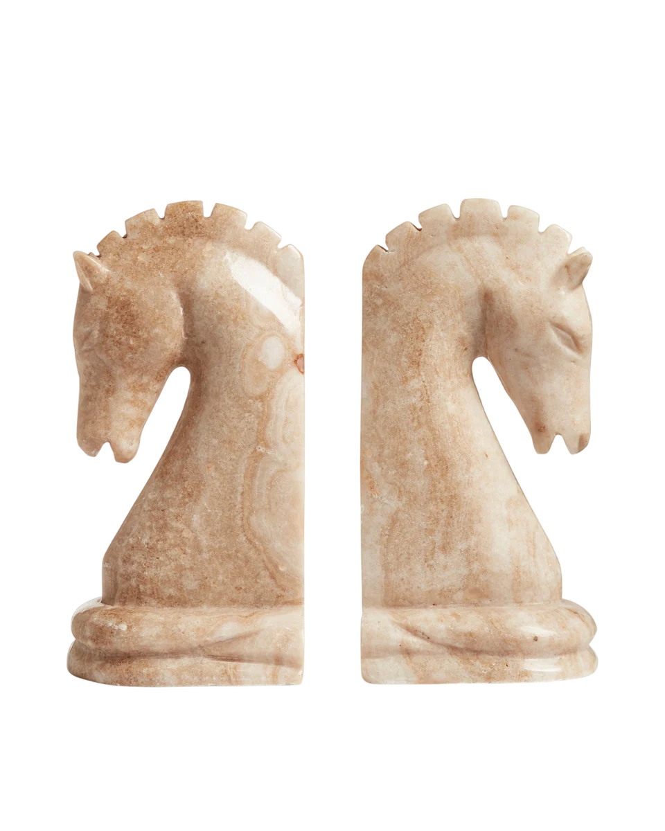 onyx horse book ends by OKA