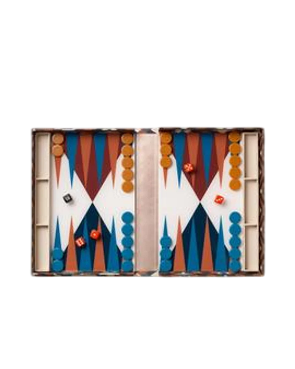 geometric backgammon board by Printworks