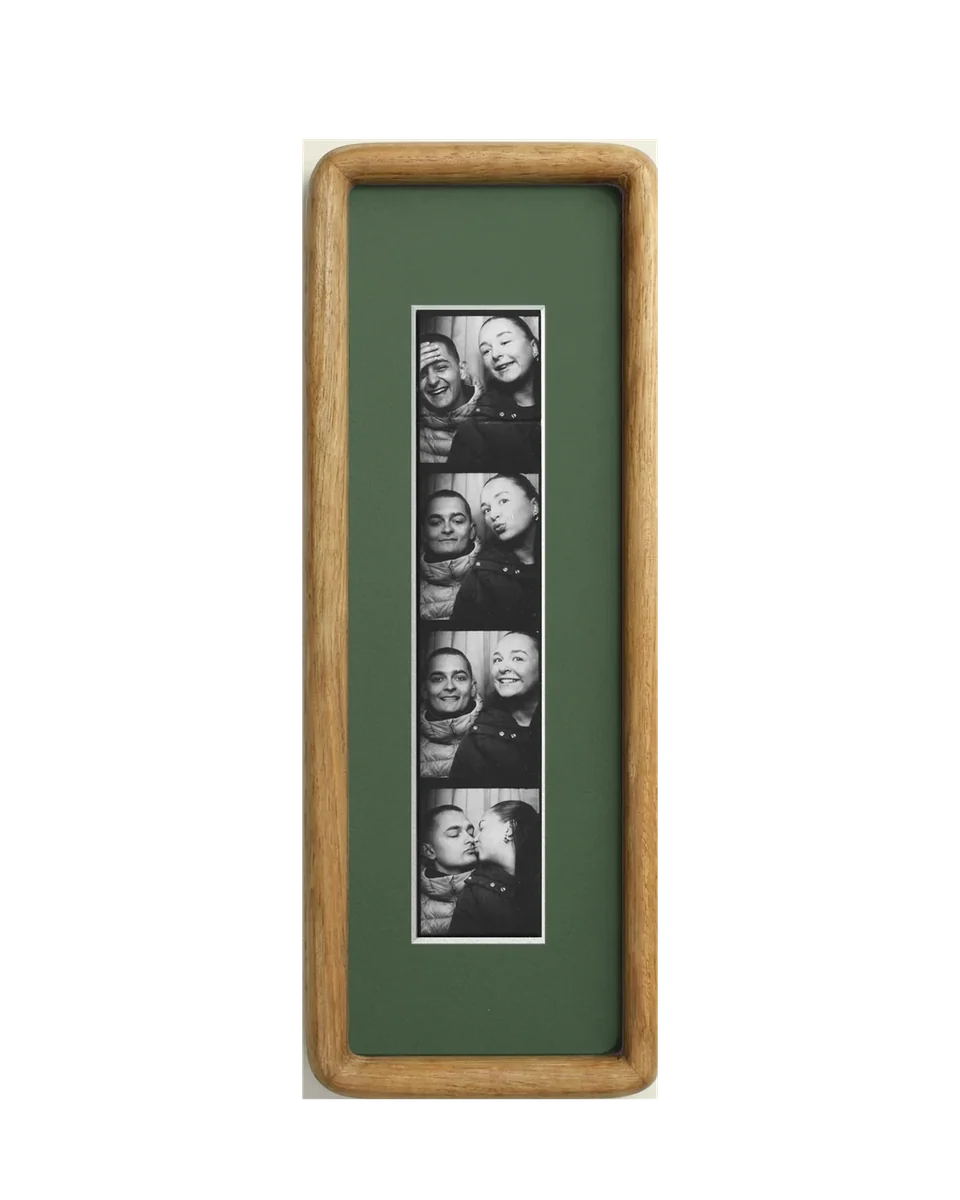 rounded teak photobooth frame by My Store