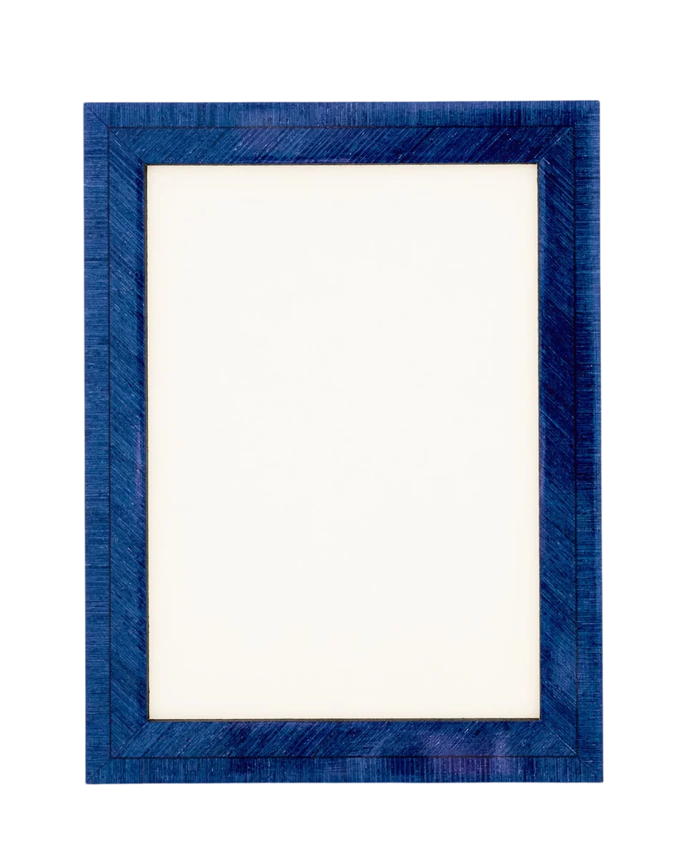 blue wooden detail photo frame by Porta