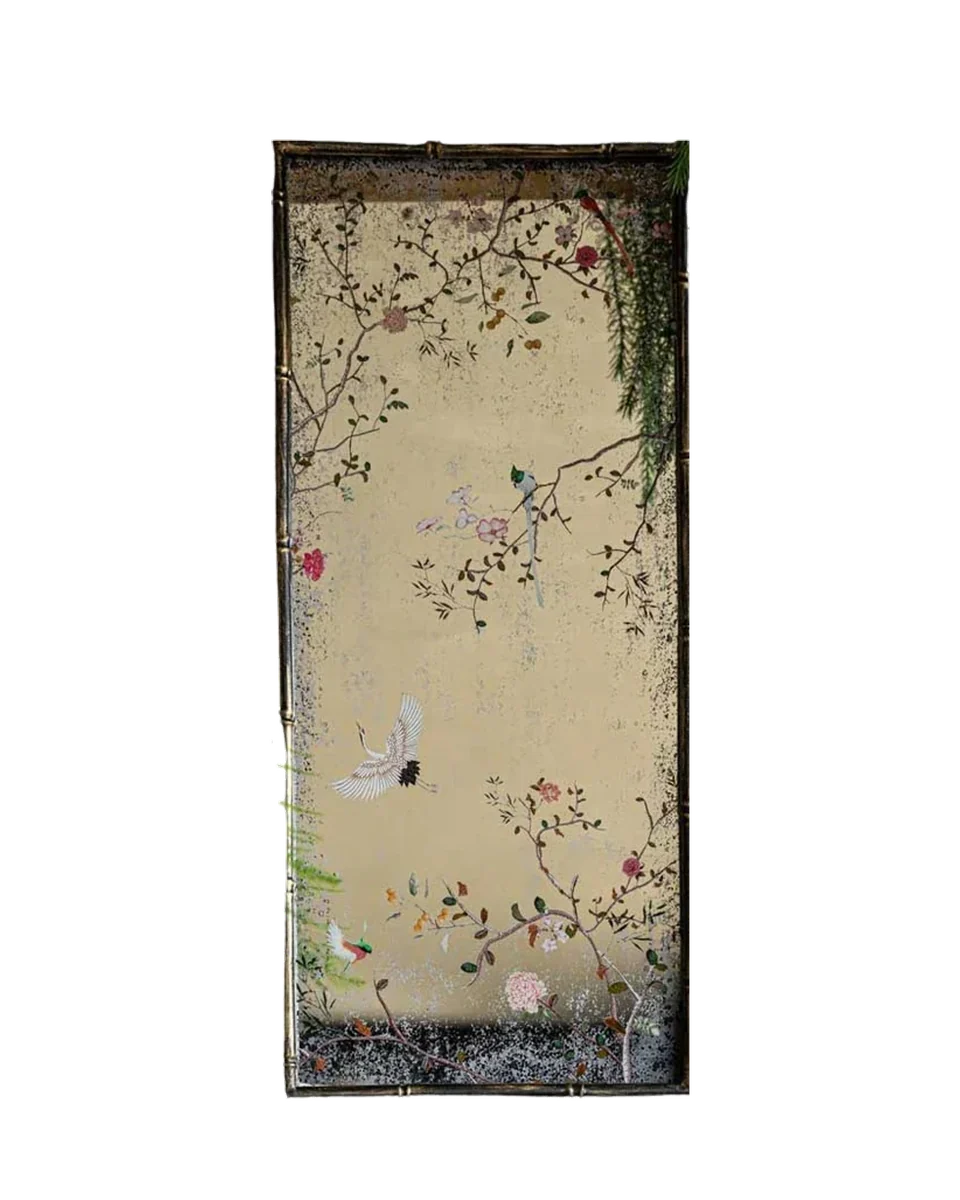 chinoiserie decorative wall mirror