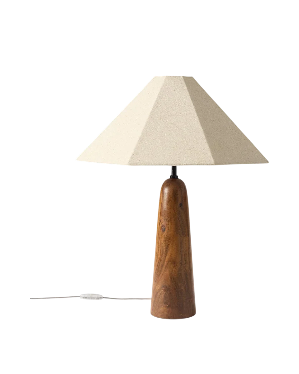 wooden table lamp