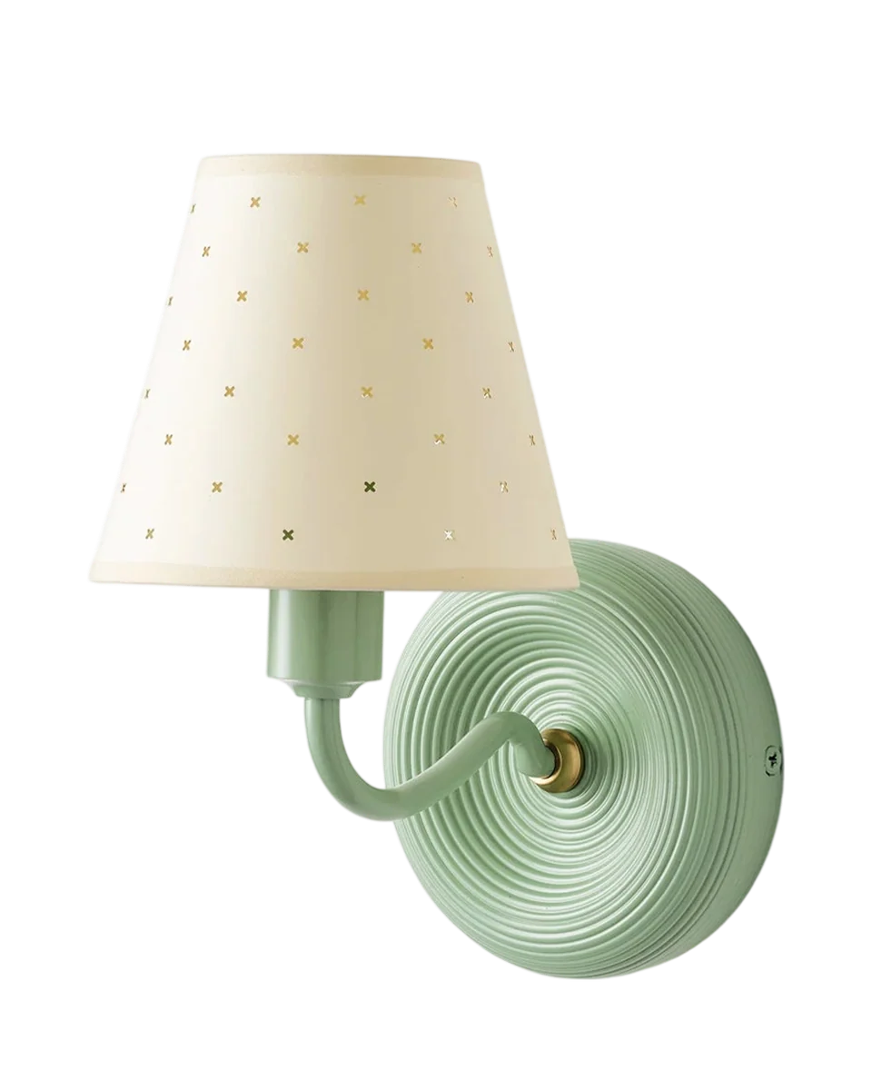 hive wall light, pistachio, green lamp, green wall lamp, beehive, by MG&Co.