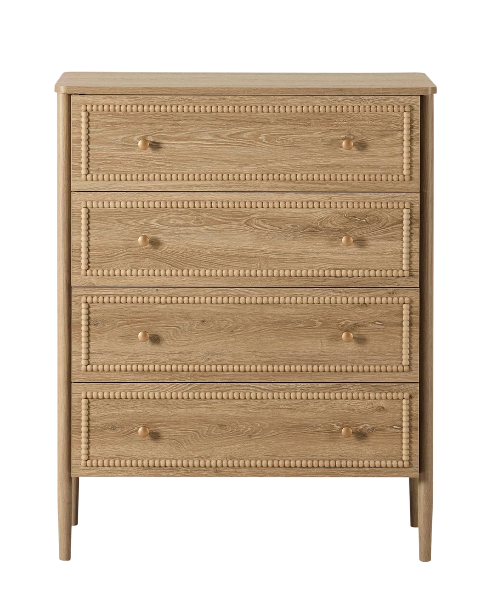 bobbin 4 drawer chest by Dusk