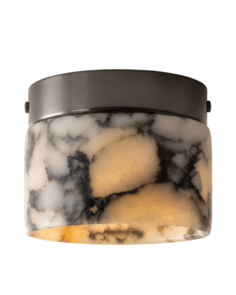 black marble ceiling light by Selden Home, view 7