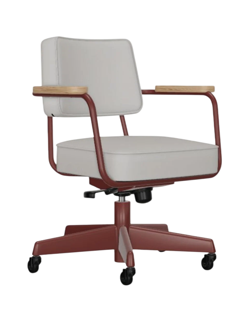 iron swivel desk chair by Vitra, view 2