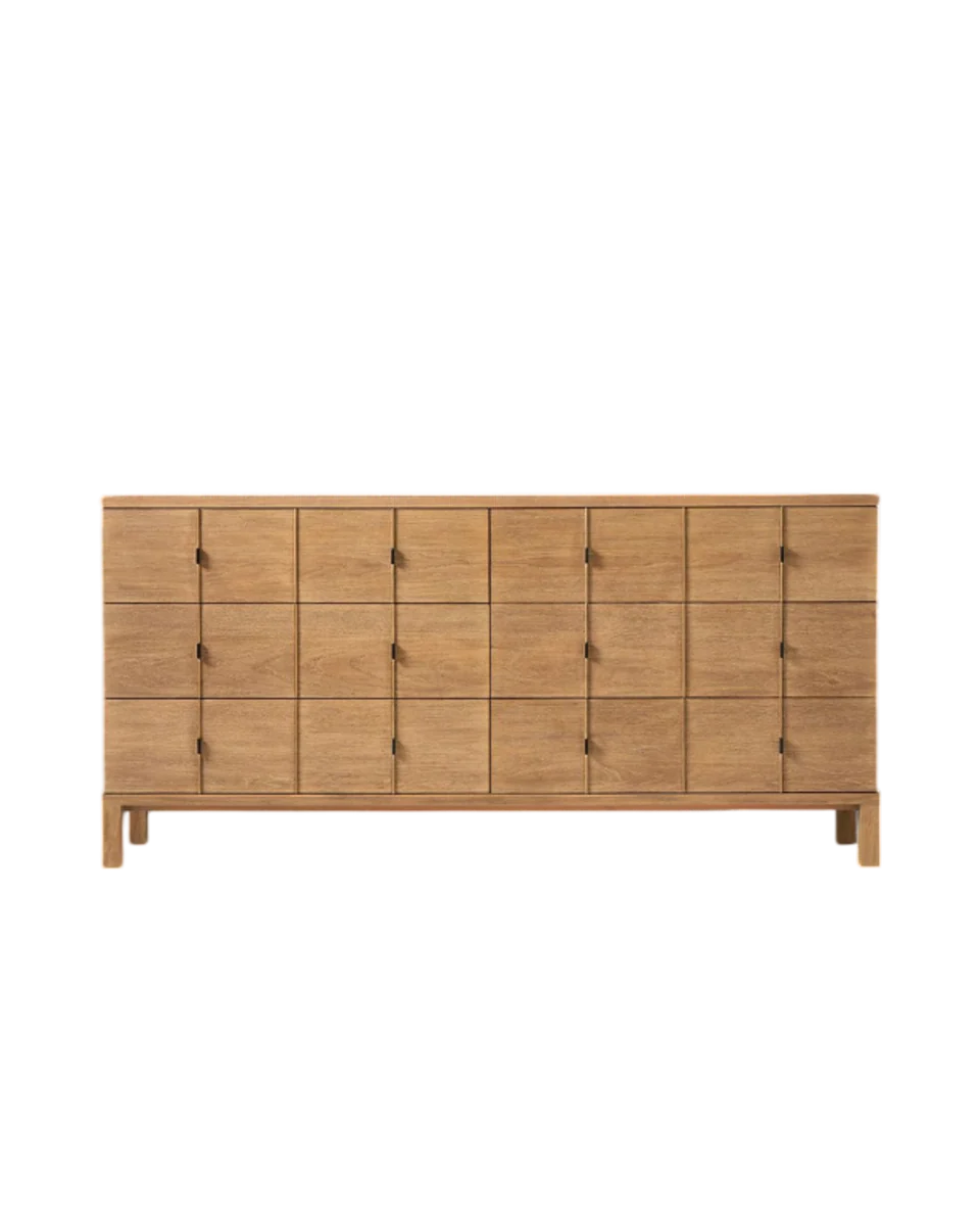 mahogany and oak sideboard