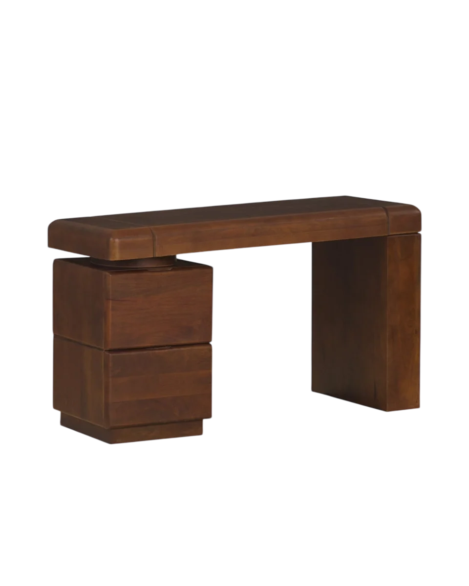 mango wood 2 drawers desk by Thm UK