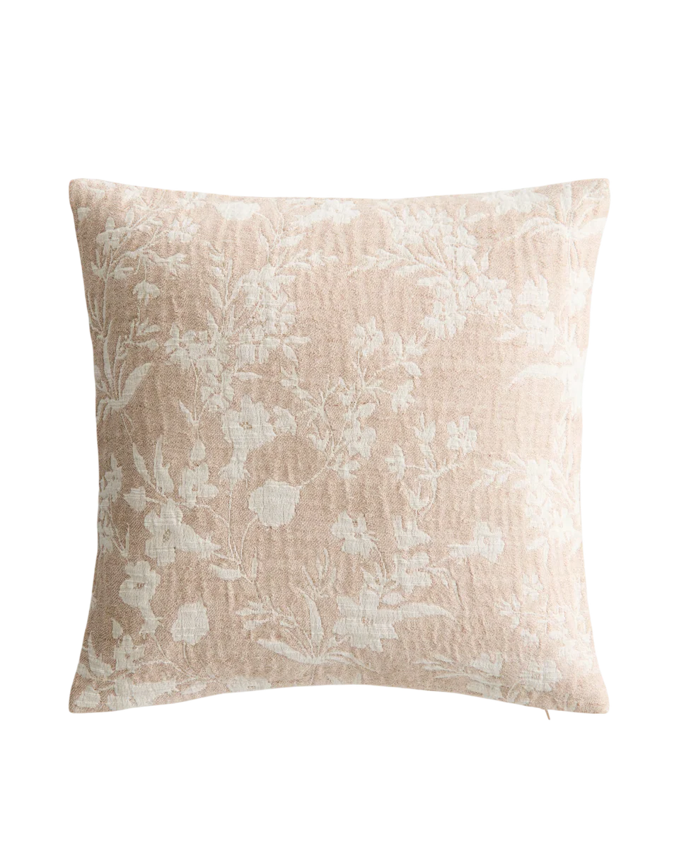 floral neutral cushion cover