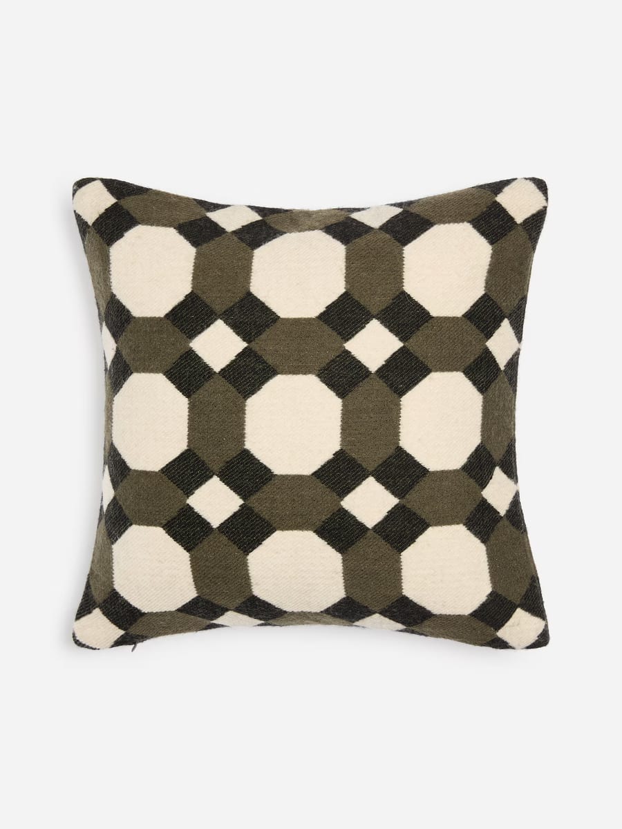geometric cushion cover